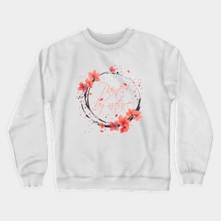 cherry blossom painted by nature Crewneck Sweatshirt